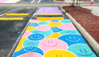How One PTA Got Teachers Excited to Join With Custom Painted Parking Spots 