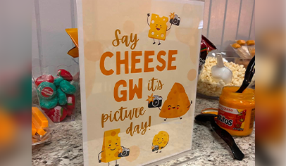 "Say Cheese...It's School Picture Day!" Free Printable Sign 