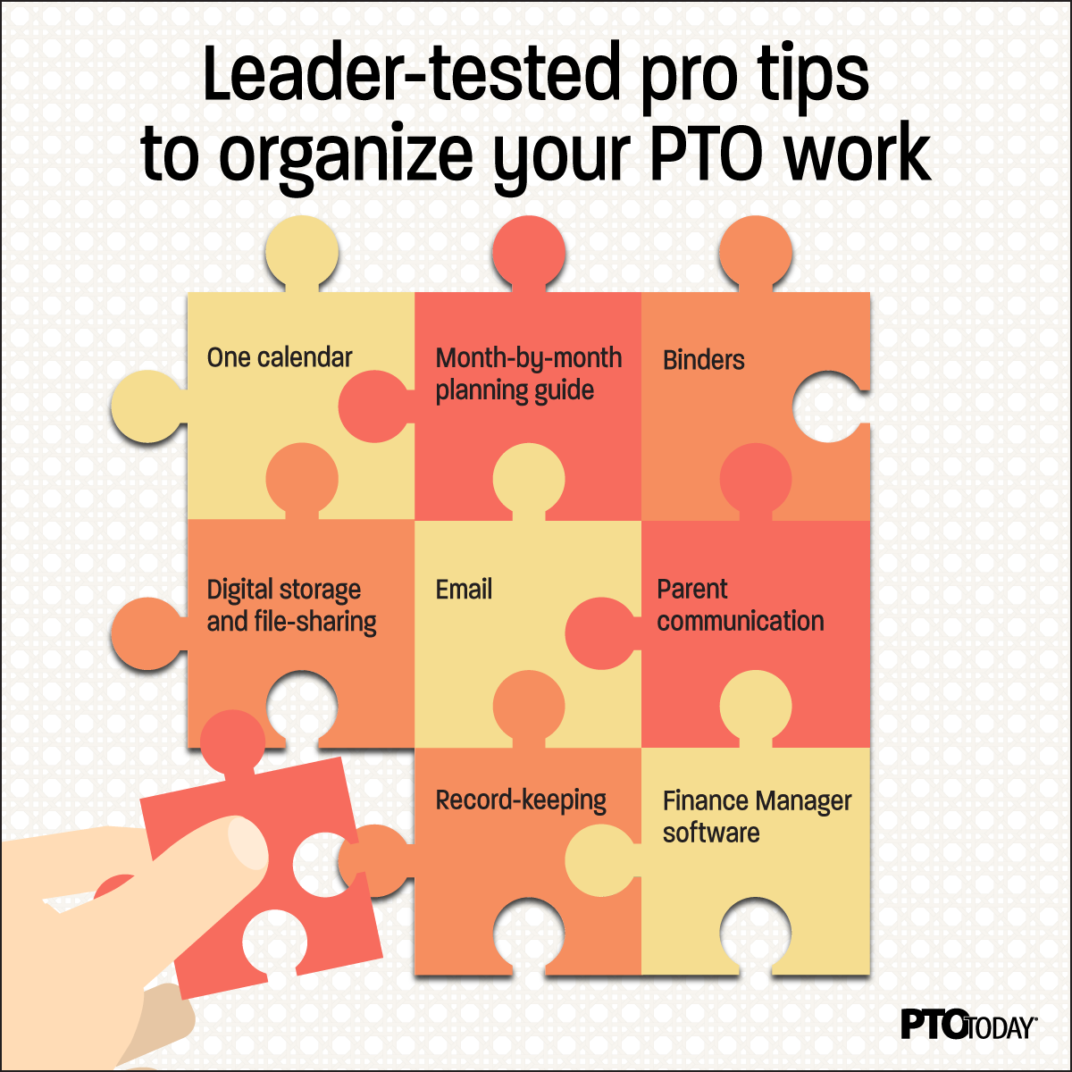 Organize your PTO work