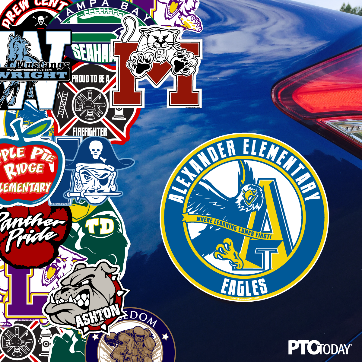 Win custom car magnets for your school