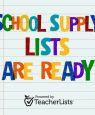 School Supply Lists 2