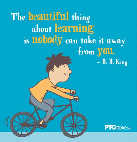"The beautiful thing about learning..."