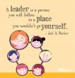 "A leader is a person..."