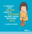 "A person who never made..."