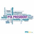 PTA President Word Cloud