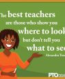 "The best teachers are those..."