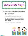 Game Show Night Flyer