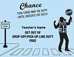 Drop-off/Pickup Line Coupons for Teachers
