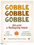 Thanksgiving Potluck Flyer