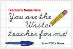 Pens or Pencils Gift Tags for Teacher Appreciation