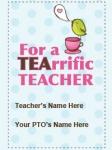 Iced Tea Gift Tags for Teacher Appreciation