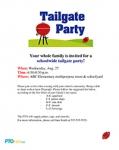 Back-to-School Tailgate Party Flyer