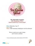 Back-to-School Ice Cream Social Flyer