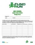 Fund Run Pledge Sheet