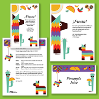 Fiesta-Theme Teacher Appreciation Luncheon Tools