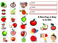 Apple A Day Collection Sheet
