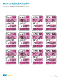 Back-to-School Eraser Gift Tags for Teachers