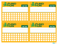 Fund Run Lap Cards
