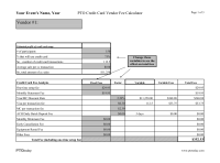 PTO Today: Credit Card Vendor Fee Calculator
