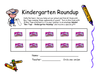 Kindergarten Roundup Contest