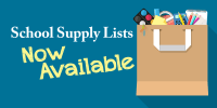 School Supply Lists Available Twitter Graphic