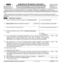 PTO Today: IRS Form 1023 Completed Sample