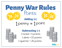 Penny War: Positive Pennies Rules