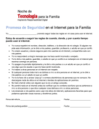 Promesa de Seguridad en el Internet para la Familia