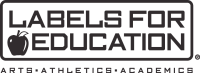 Labels for Education Logo - Black & White