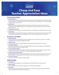 PTO Today: Teacher Appreciation Checklist