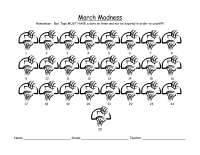March Madness Collection Sheet (25)