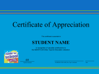 Editable Fuelin' the School Recognition Certificate